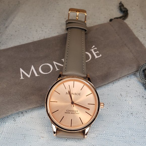 BRAND NEW WATCH solérose, Charcoal and gold rose - Picture 3 of 11